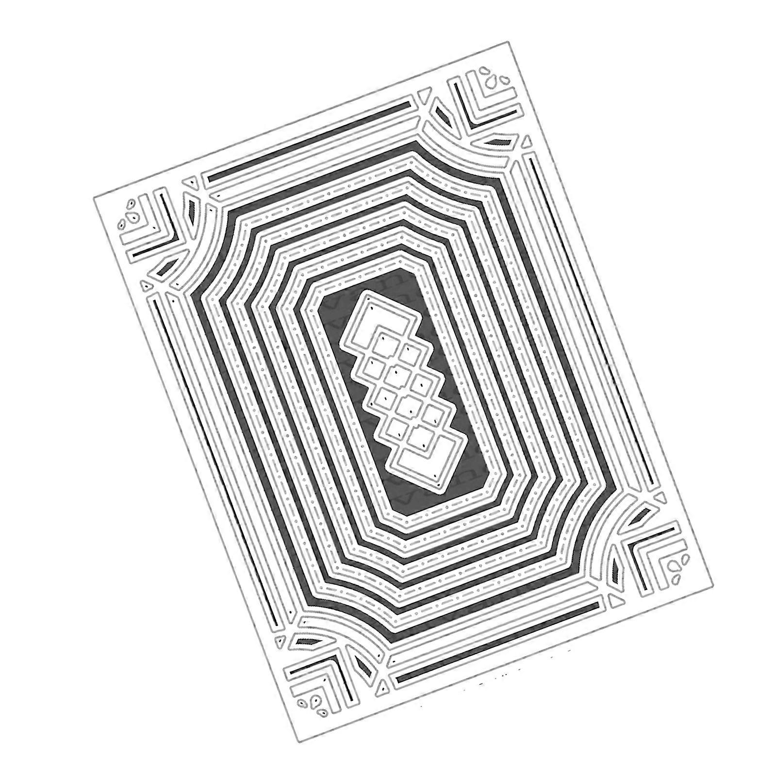Emboss Cutting Dies Monumental Manual Dexterity Carbon Steel Templates Die-cuts Stencils Mold for Invitation letter