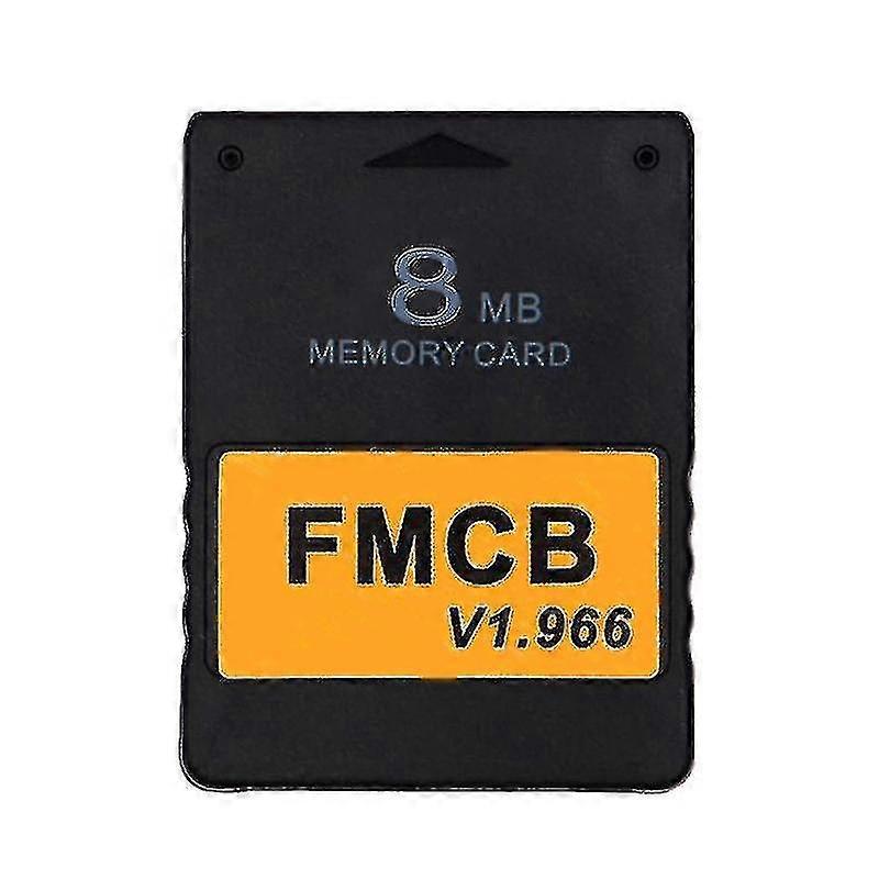 Free Mcboot V1.966 8mb /16mb/ 32mb /64mb Memory Card For Ps2 Fmcb Version 1.966-size,color8mbblack