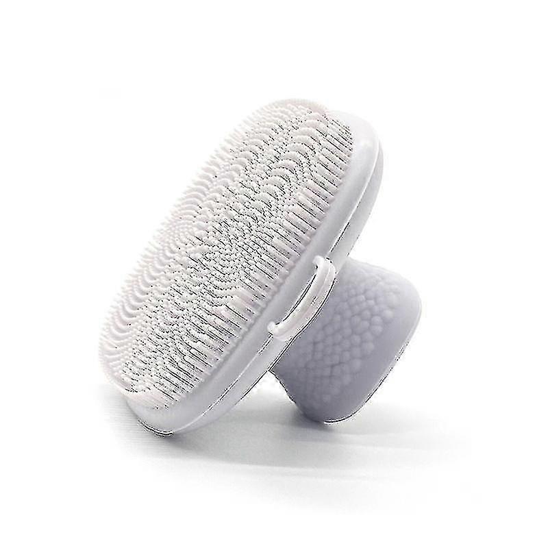 Mini Silicone Face Scrubber Exfoliator Brush, Manual Facial Cleansing Brush Pad Soft Face Cleanser Compatible With Exfoliating And Massage Pore Compat