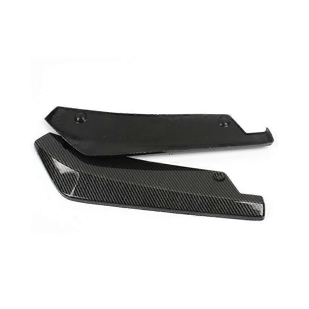 Car Bumper Spoiler Carbon Fiber, Rear Bumper Lip Anti-crash Diffuser Splitter Canard Protector, Wrap Angle Protector