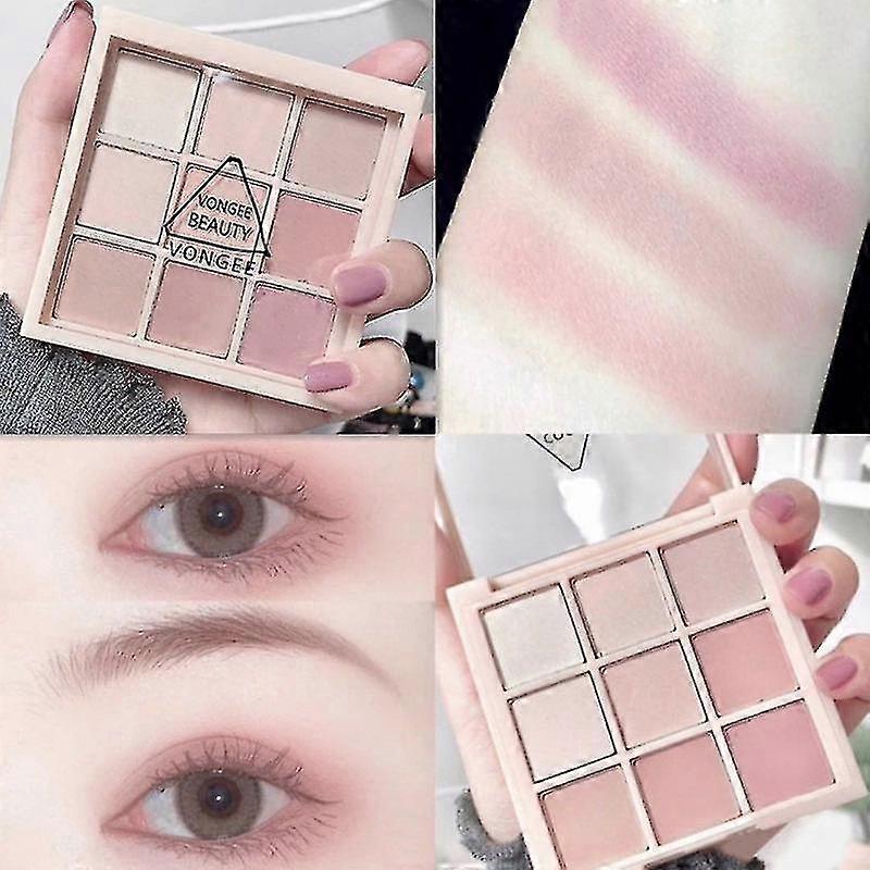 9 Colors All Matte Eyeshadow Palette Eyeshadow Primer