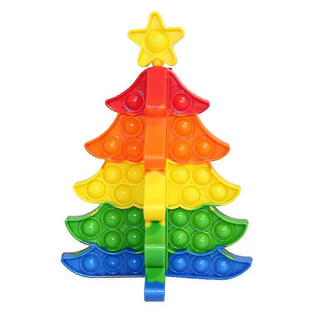 クリスマスポップピットバブルフィジェット感覚玩具ストレス解消玩具キッズブロックパズルクリスマスギフト