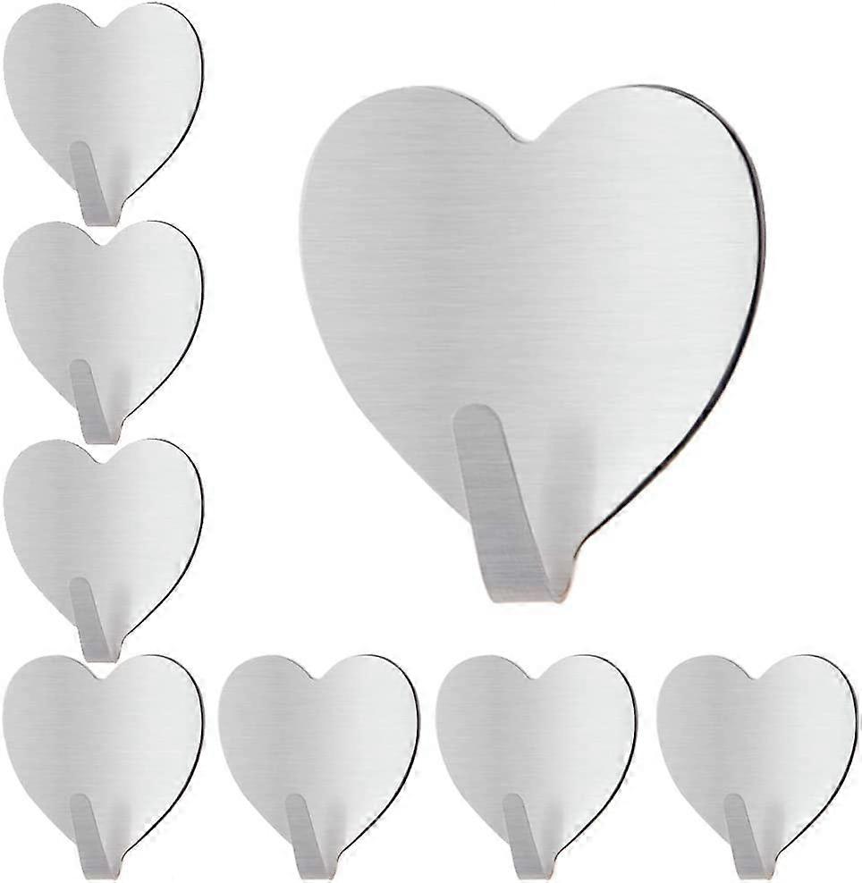 20 pieces of heart-shaped hooks, wall hook hangers