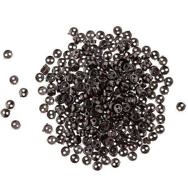 4x300st / set Mini Metall Små Knappar För Dockkläder DIY Accs Mörk Brons