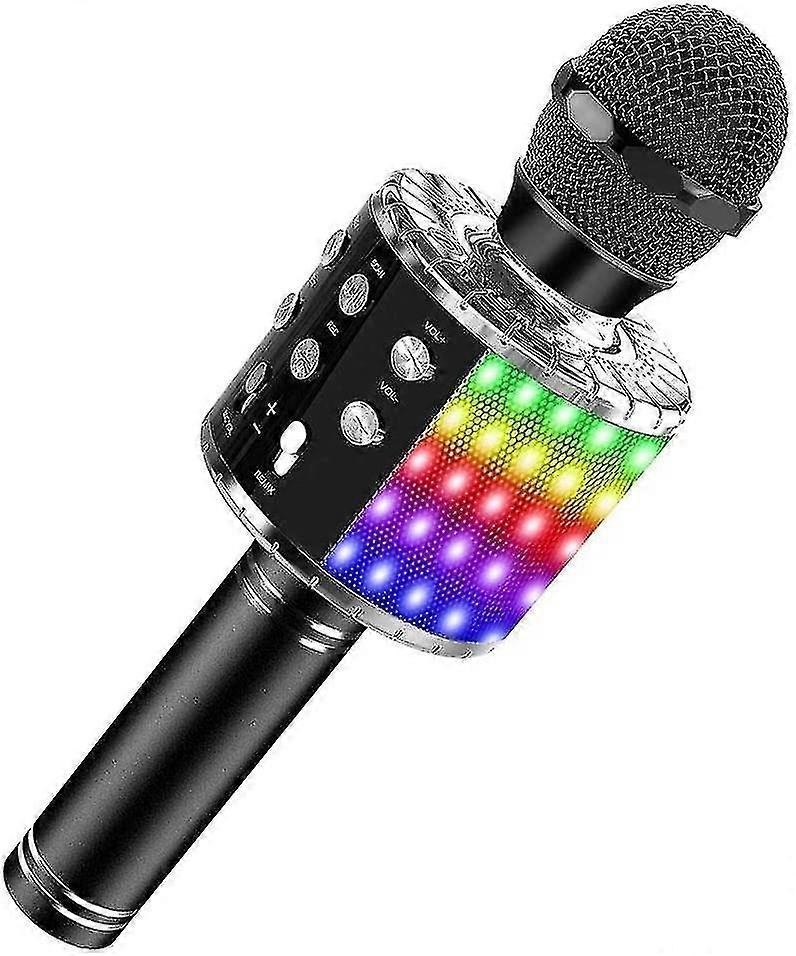 Karaoke Microphone, Wireless Bluetooth Microphone, Wireless Portable Handheld Microphone