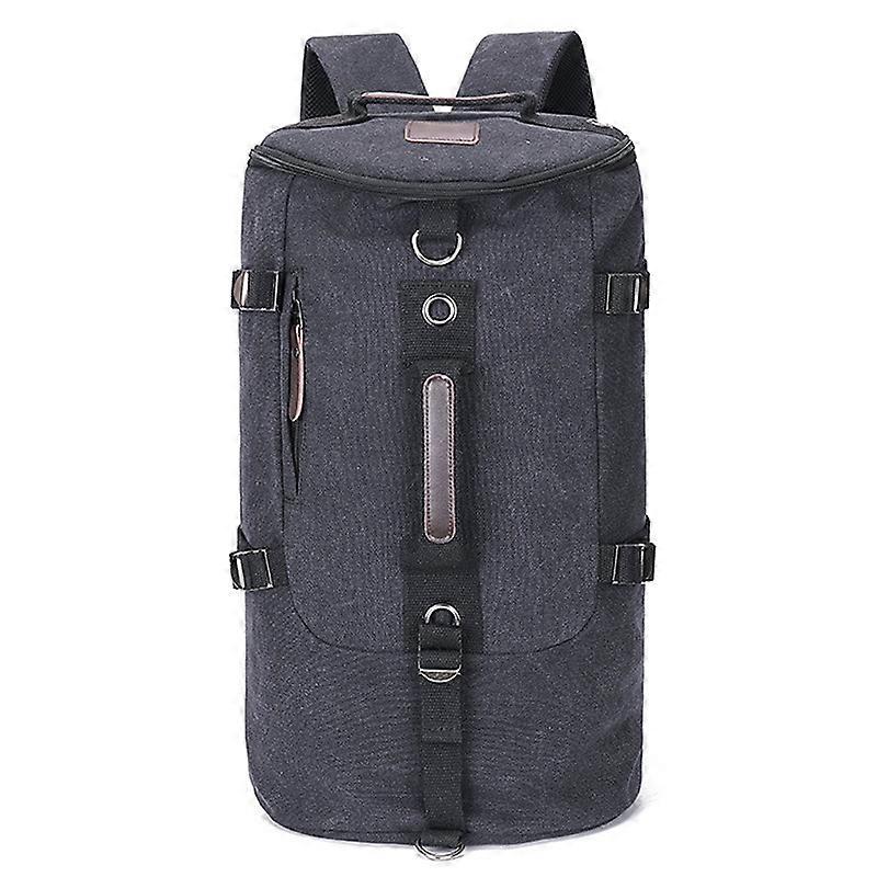 Outdoor Travel Man Canvas Double Shoulder Backpack