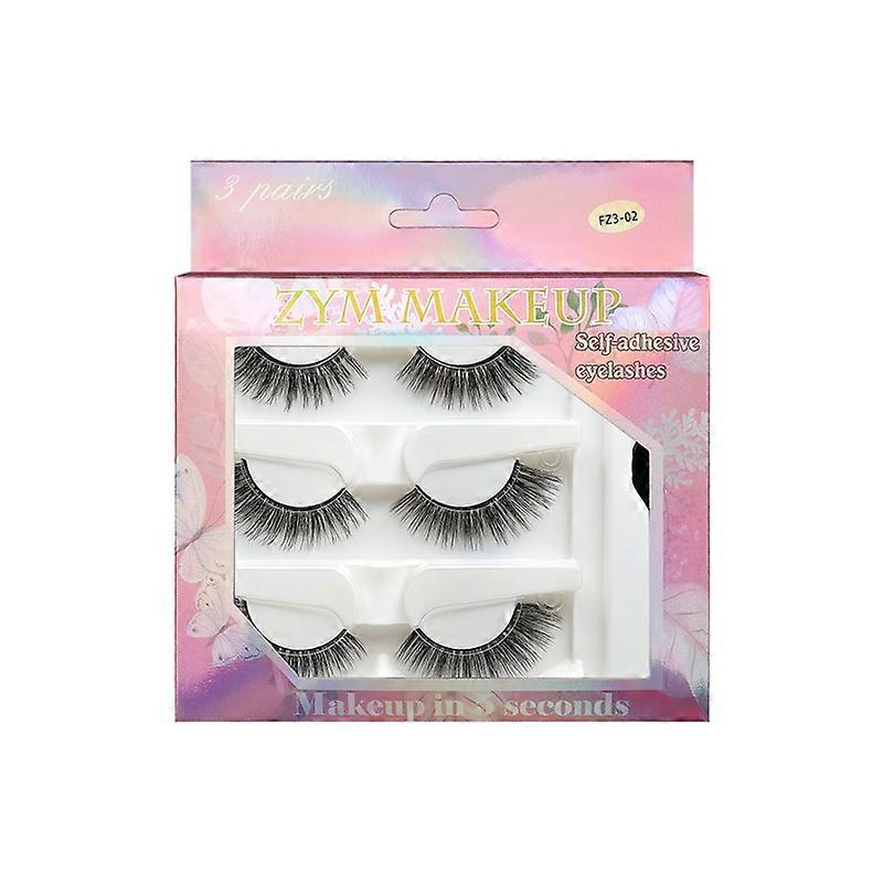 Reusable Self Adhesive Eyelashes Natural Looking Waterproof False Eyelashes