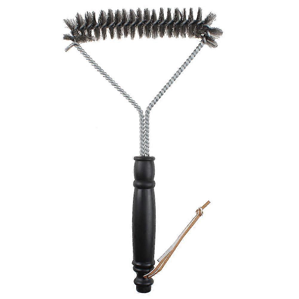 12 Inch Bbq Wire Grill Brush Triangular Stainless Steel Practical Cleaning Tool