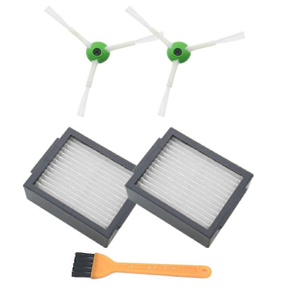 hovedbørste + filter + sidebørste med høy fiber for iRobot Roomba i7 E5 E6 I-serien Robotstøvsuger Reservedeler