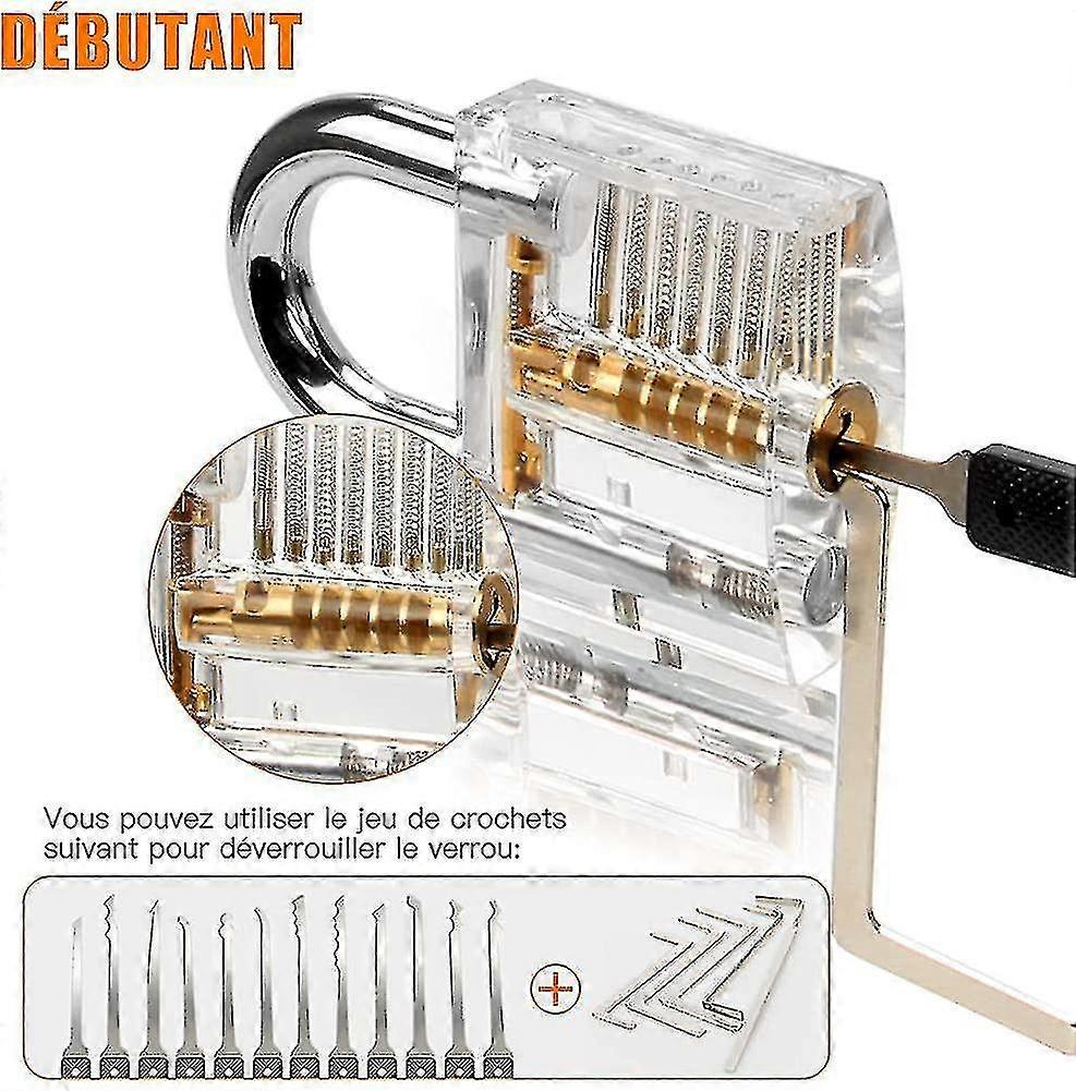 Lock Picking Kit, 24-piece Lock Picking Kit
