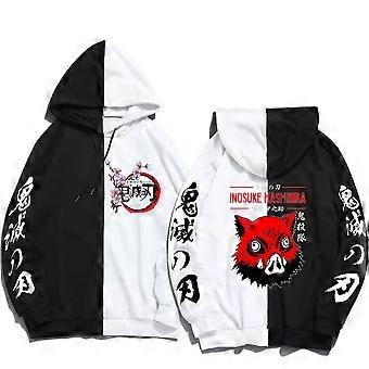 Anime Demon Slayer Inosuke Hashibira Grafica Felpa con cappuccio