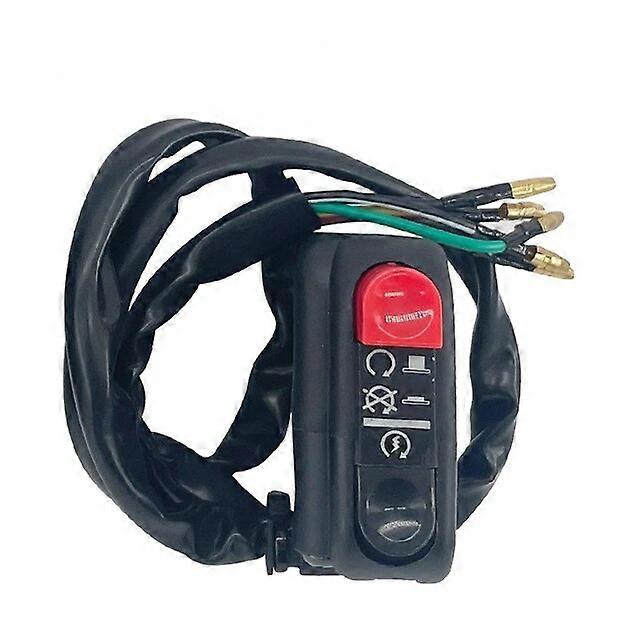 Motorcycle Combination Switch Modification Accessory 22MM Right Handlebar Power Off Ignition Headlamp Switch Retro Handle Switch