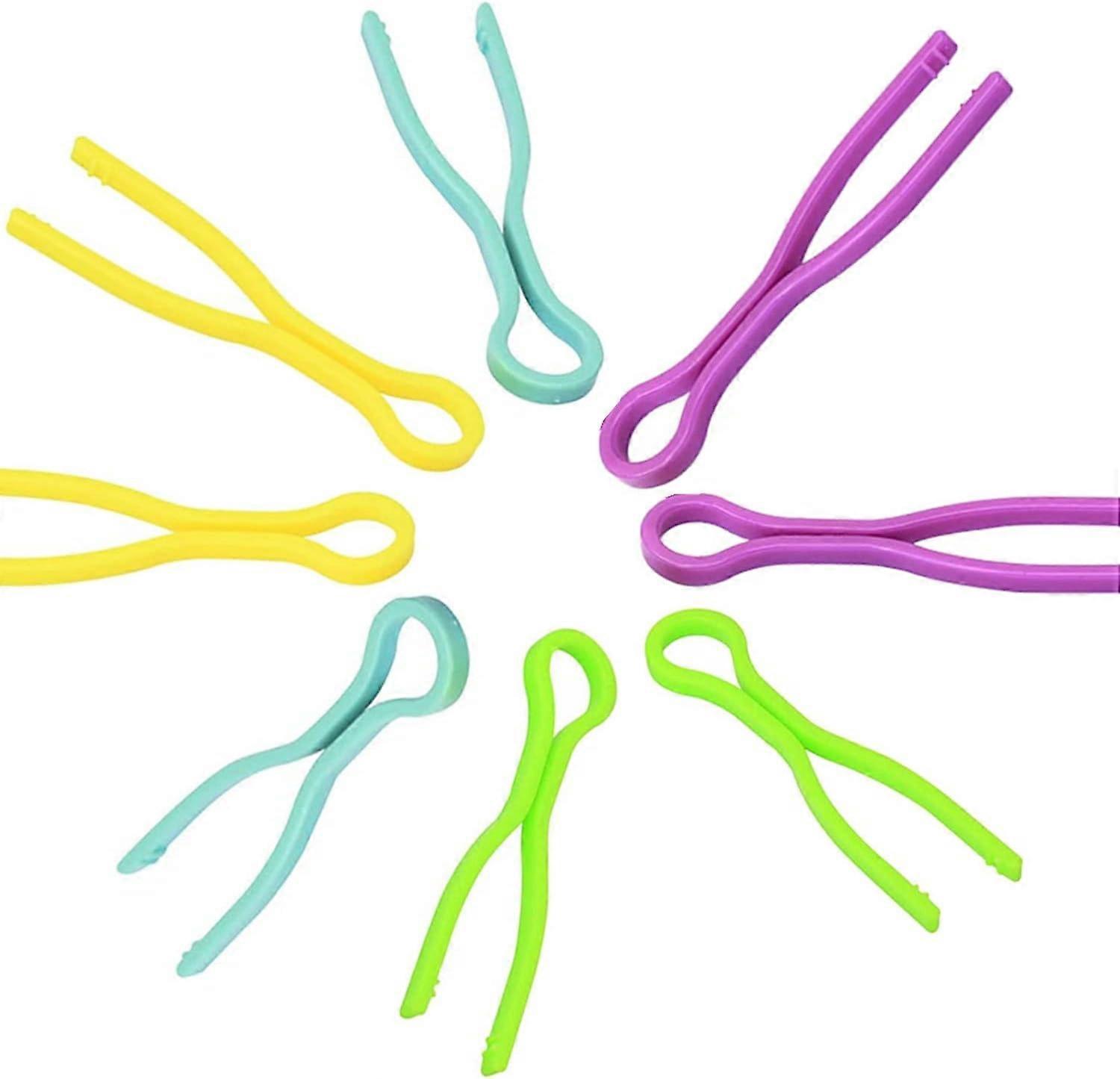 Bobbin Thread Holder, 40 Pieces Thread Spool Clips, 4 Color Plastic Bobbin Holder Colorful Bobbin Thread Holder for Embroidery Quilting Thread Spool O