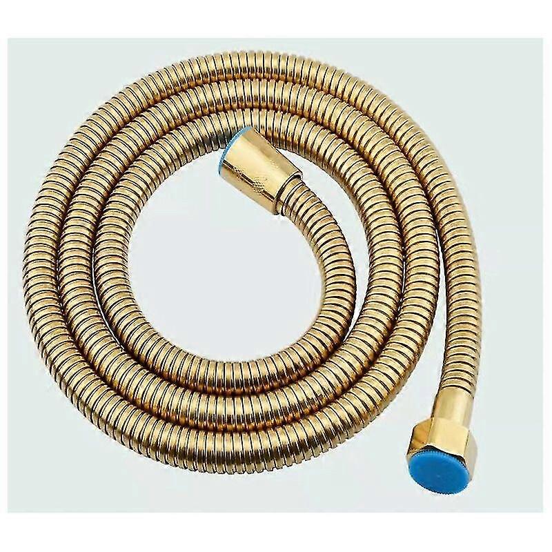 High Flow Stainless Steel Shower Hose Golden Shower Hose, Flexible, Rust Proof, Durable, High Temperature Resistant, Easy To Install Suitable For Bath