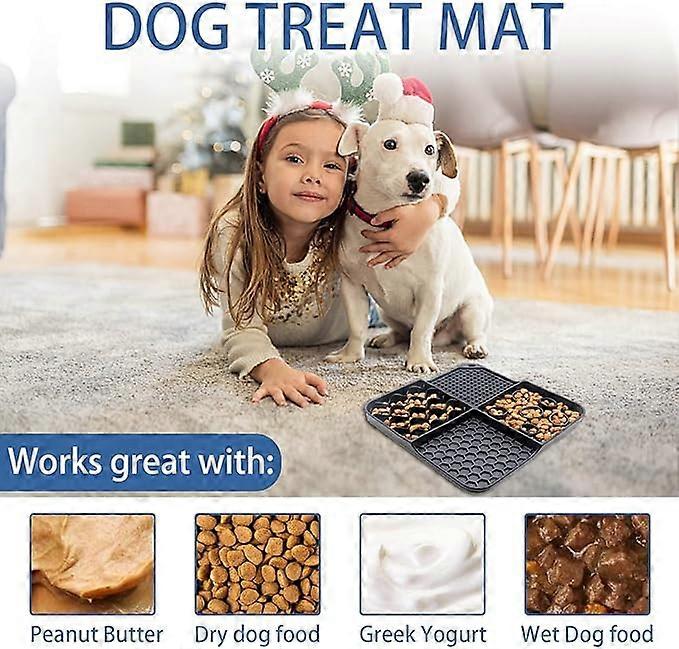 Bestalk Dog Lick Bowl - Anxiety Relief Slow Feeder Mat, BPA Free Silicone, Non-Slip, Dishwasher Safe - View #11