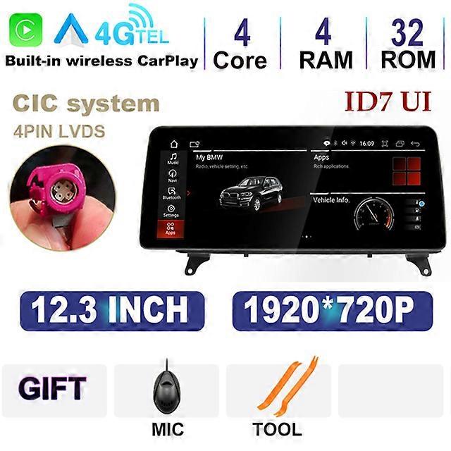 Für BMW X5 E70 X6 E71 2007 - 2013 CCC CIC System Unit Auto Radio Multimedia Navigation IPS 12,3 Zoll Android 12 Auto DVD Player