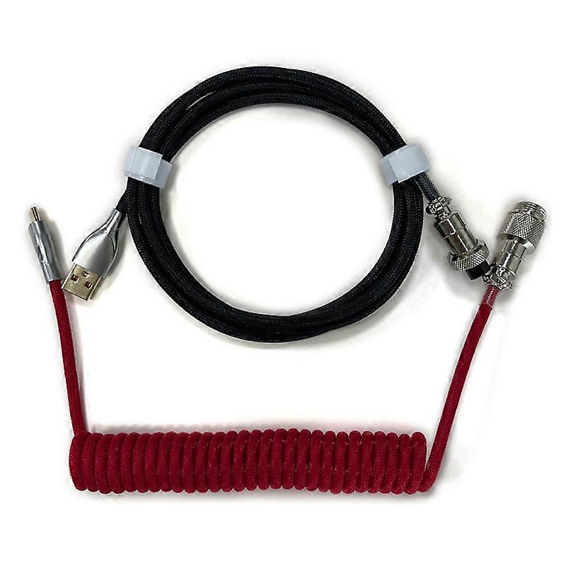 USB Cケーブル編組ケーブルメカニカルキーボードケーブル60インチ男性女性用