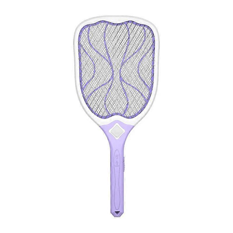 Swatter Fryer Flies Cordless USB Charging Bug Zapper Insects Racket Home Bug