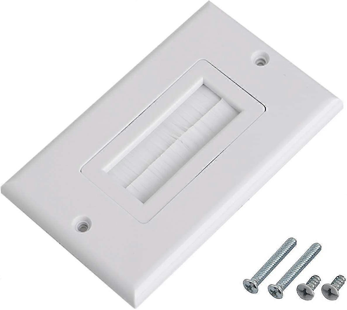 Wall Panel Single Port Cover Socket Wall Brush Hanging Multimedia Panel Brush