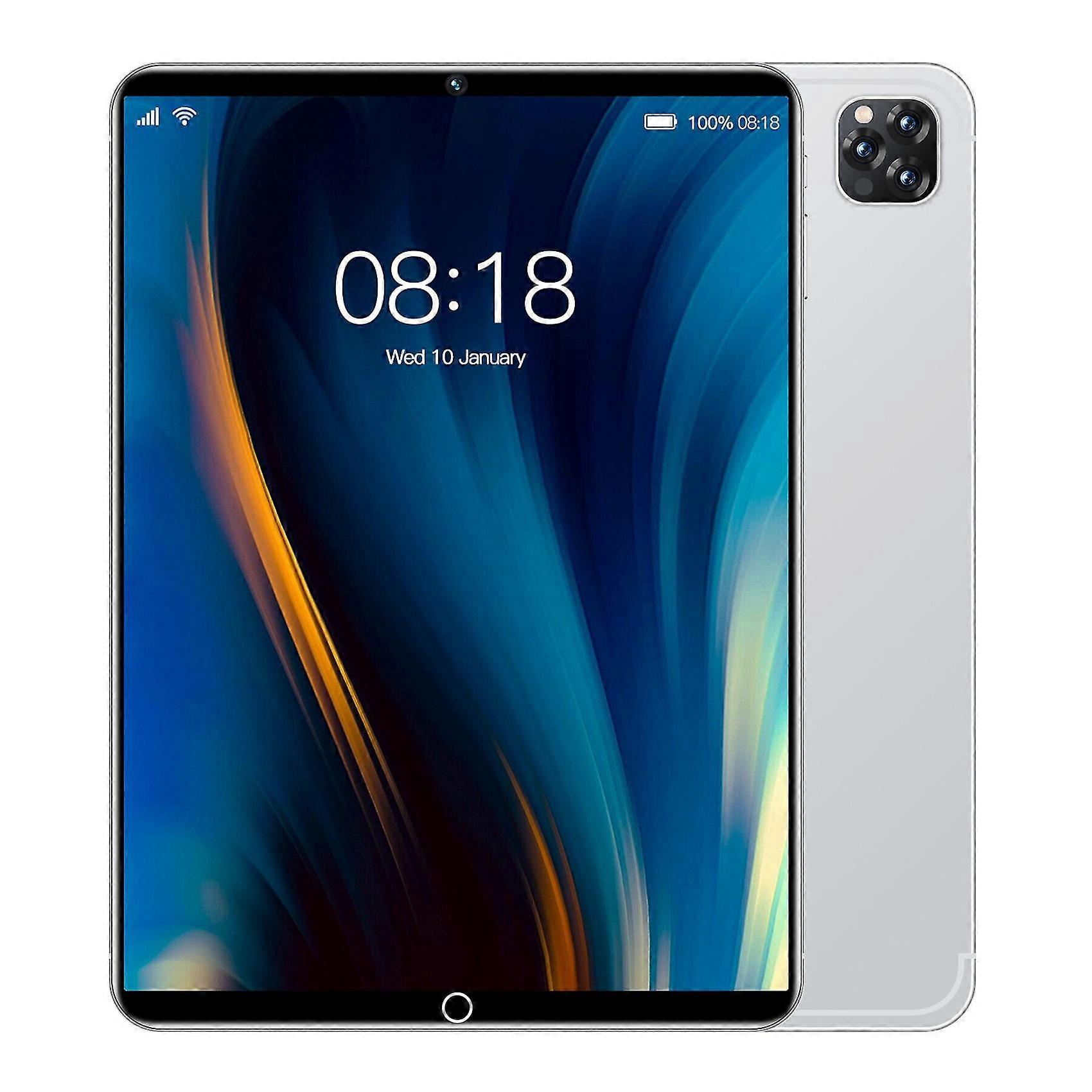 10.1 Inch Tablet PC 1GB+16GB Android Smart Tablet 1280X800 IPS Screen Tablet Support Dual SIM Dual Standby White UK Plug