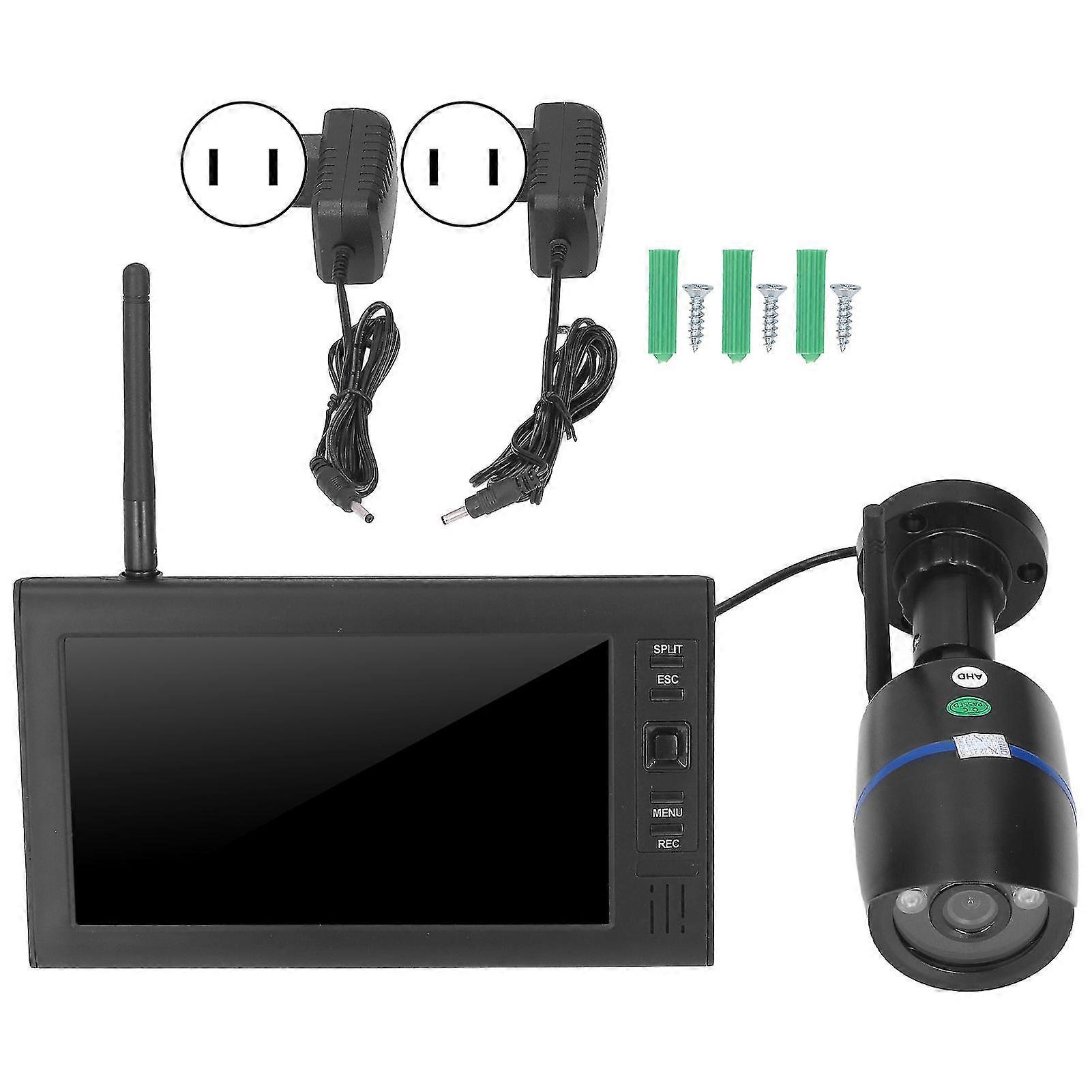 720P Wireless Infrared Camera with 4 Channel DVR - US Plug