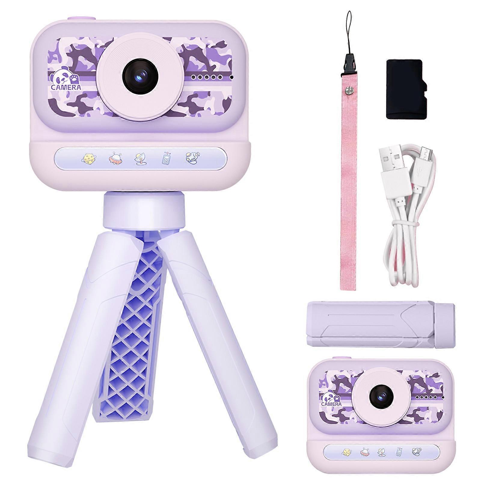 Kids Camera With Projector - 1080P HD Video Camera With Tripod & 32GB Card For Ages 6-12
