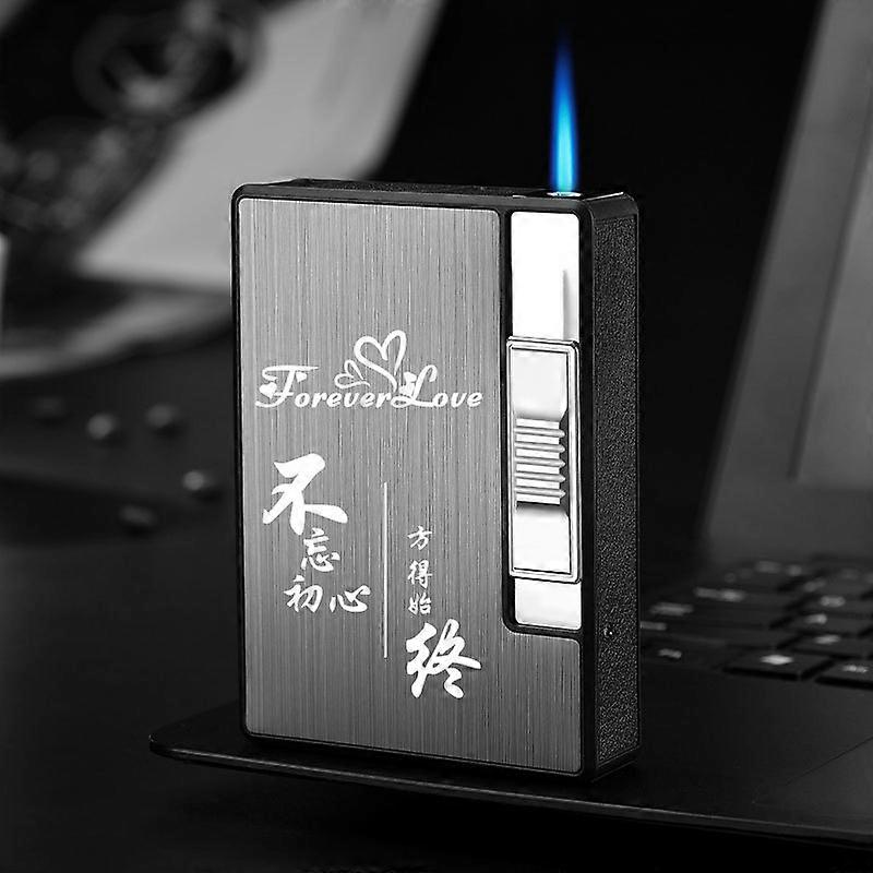 Creative Automatic Cigarette Box Lighter 10 Pack Personalized Inflatable Cigarette Box Lighter Direct Charge