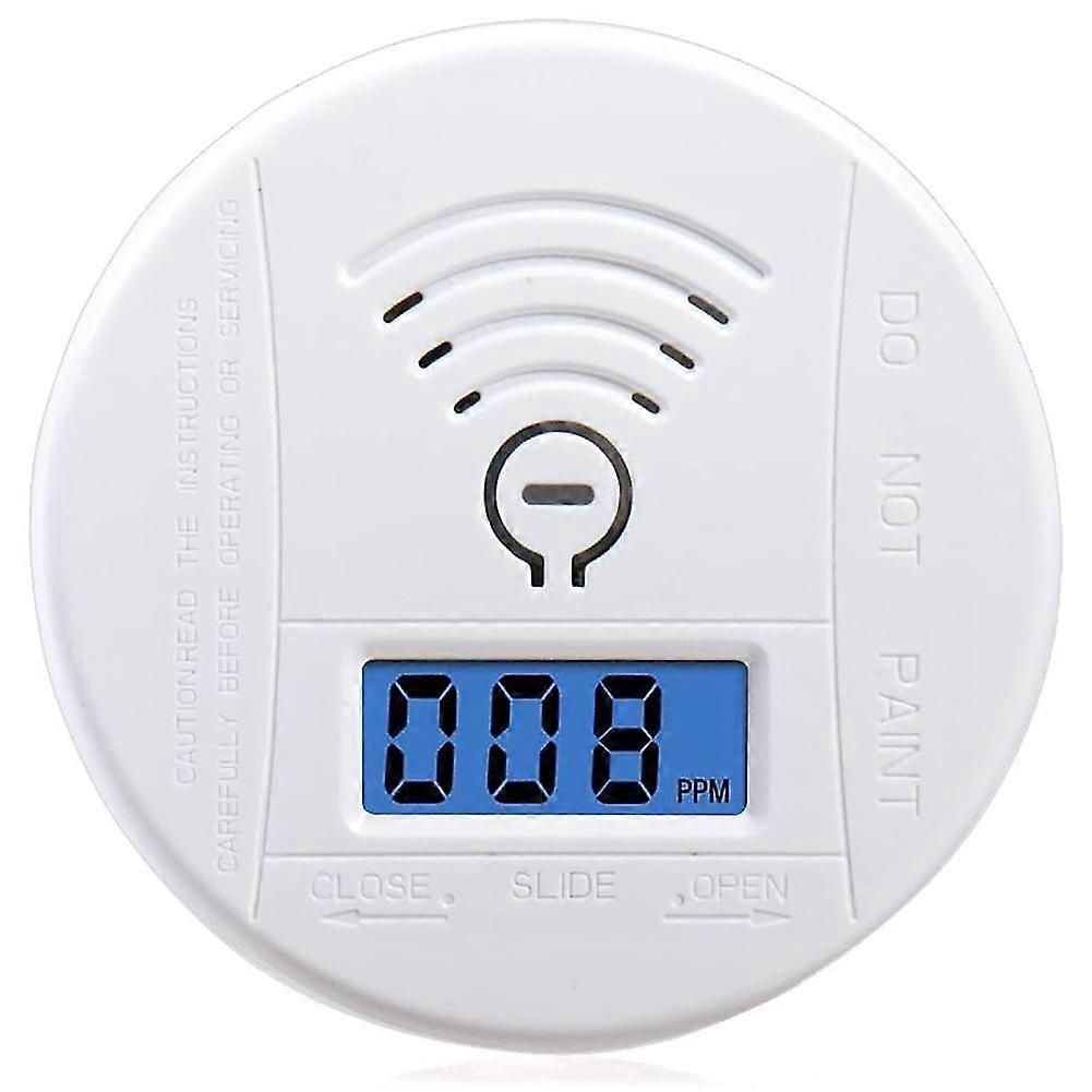 Carbon Monoxide Detector, Replaceable Battery-operated Carbon Monoxide Detectors With Digital Displ