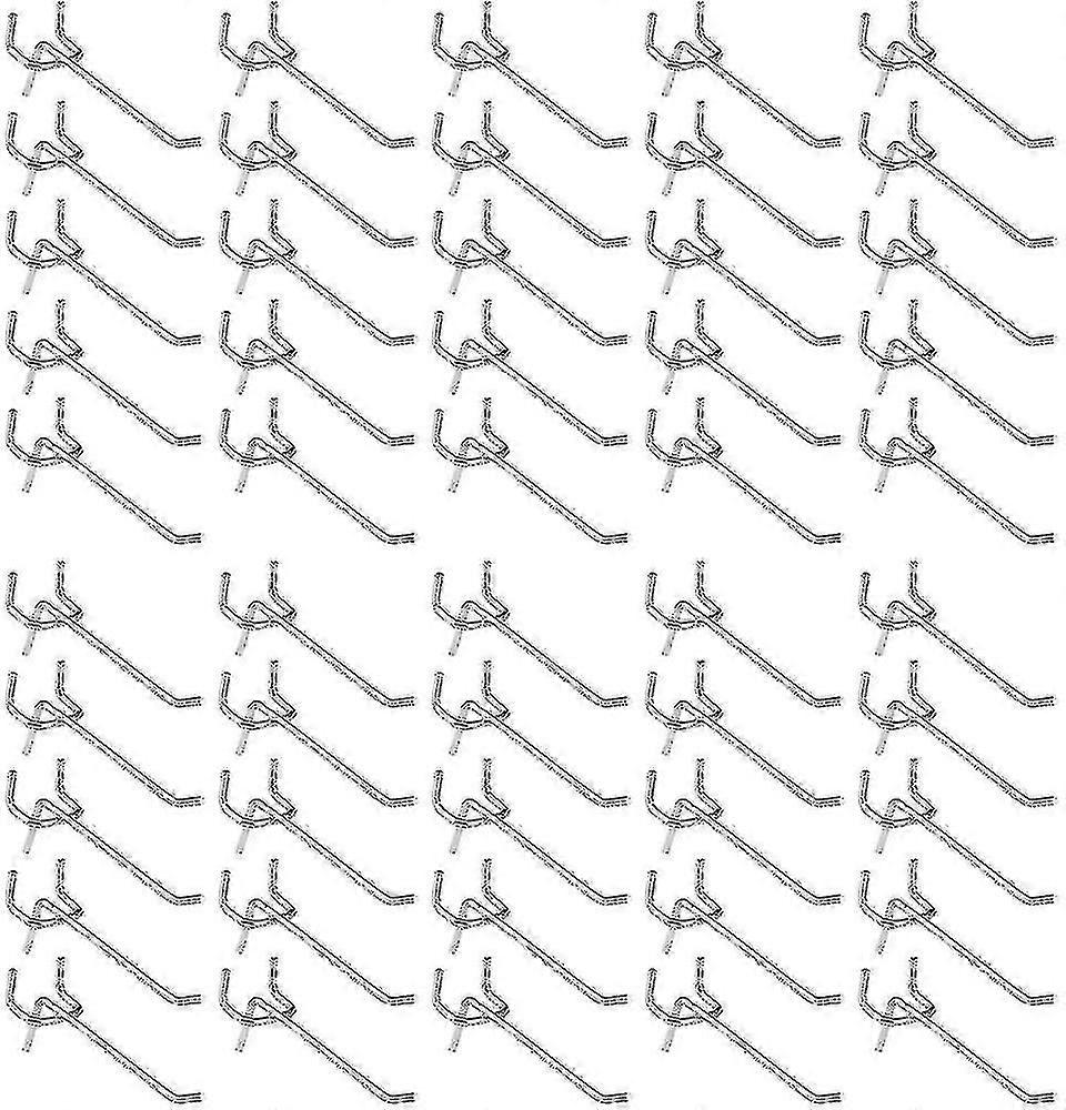 50 Pcs Pegboard Hooks,wall Shelf Hooks For Display Pegboard Garage Store Tools Storage Hanger Wall Shelf Hooks-jie-xdd