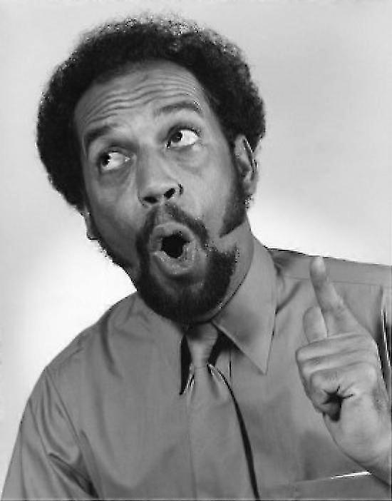 Man Pointing Upwards Poster