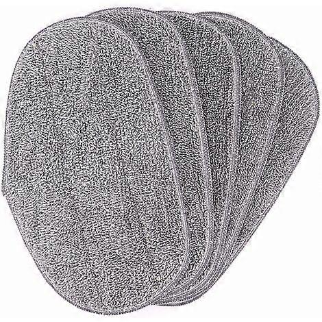 5 microfibre replacement pads for steam brooms.