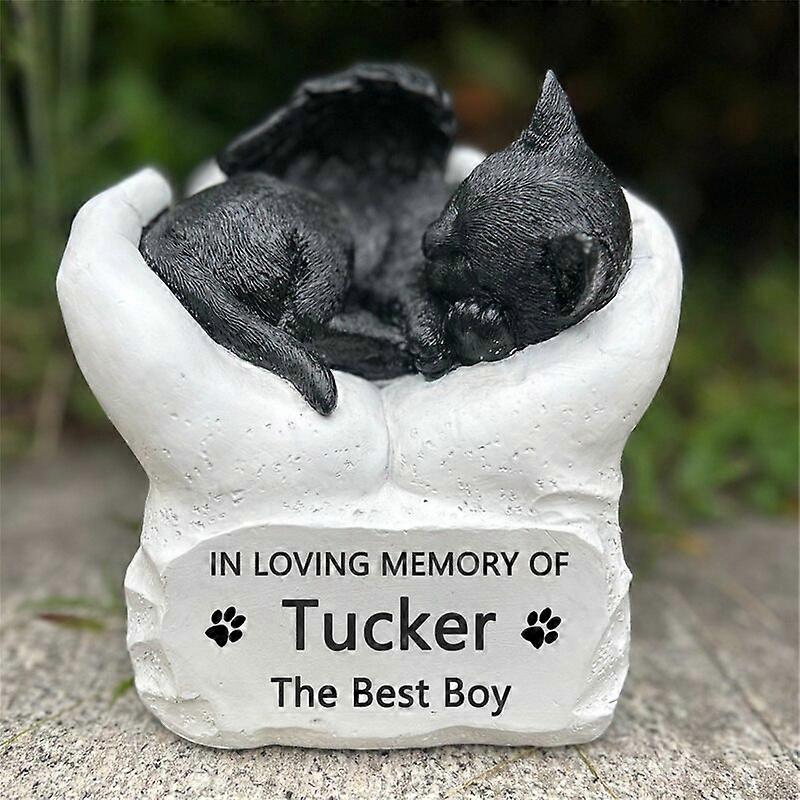 Personalized Resin Pet Cremation Urn for Cat, Custom Pet Cat Ashes Urns, Cat Memorial Keepsake Urn Gift