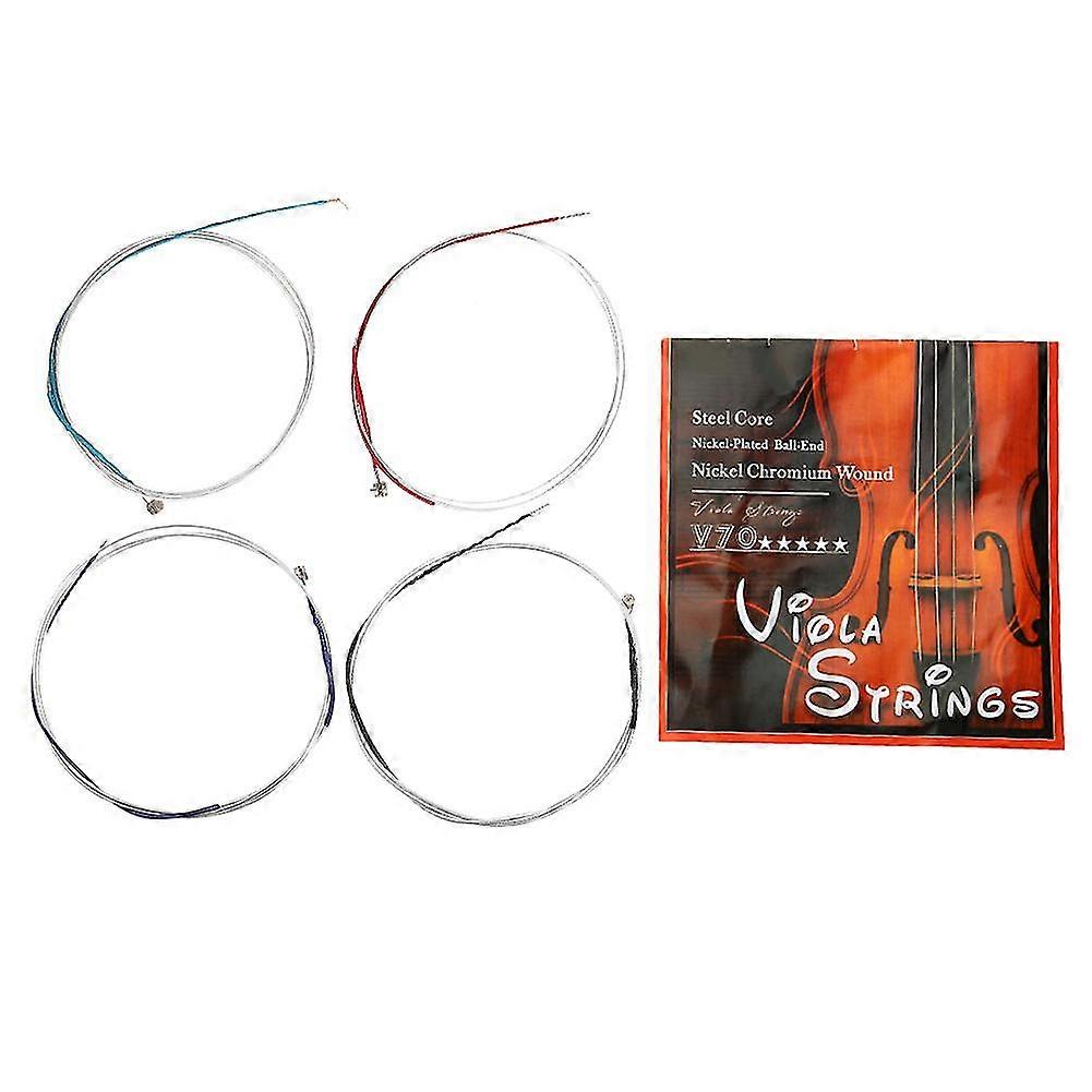 Professional Nickel Chromoly Viola Strings - High Quality Sound and Durability for Violinists