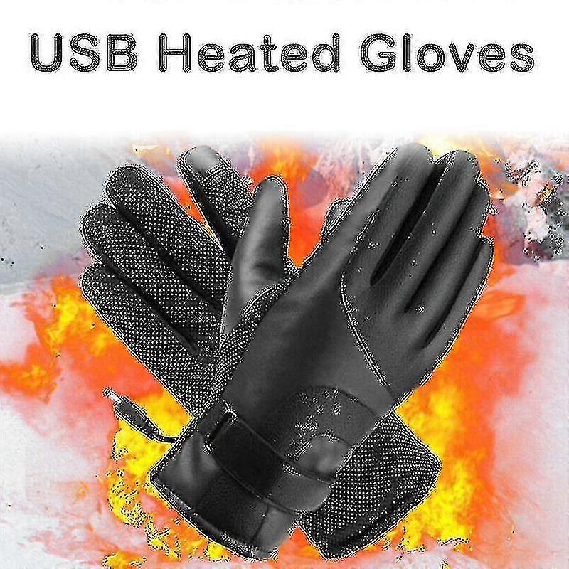 Heated Gloves,electric Heated Gloves Camping Hand Warmers Winter Warm Touchscreen Gloves