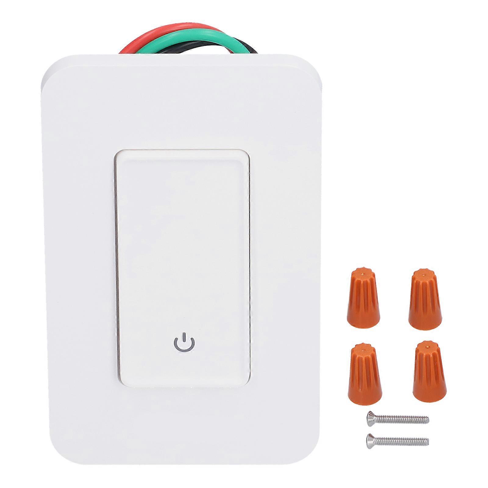 WiFi Smart Light Switch Compatible for Smart Life/Tuya APP for Home Improvement White
