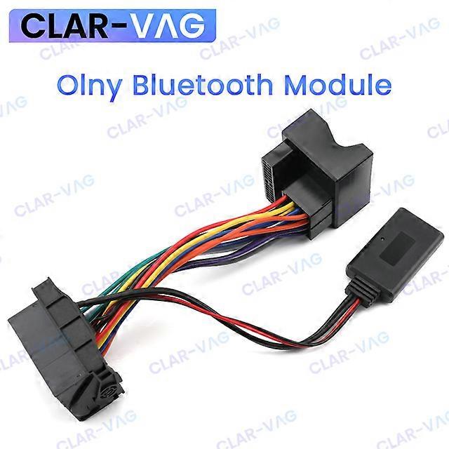 For BMW E60 E63 E64 E61 Bluetooth 5.0 Module Receiver Adapter Radio Stereo AUX Cable Adapter 12Pins Plug and Play