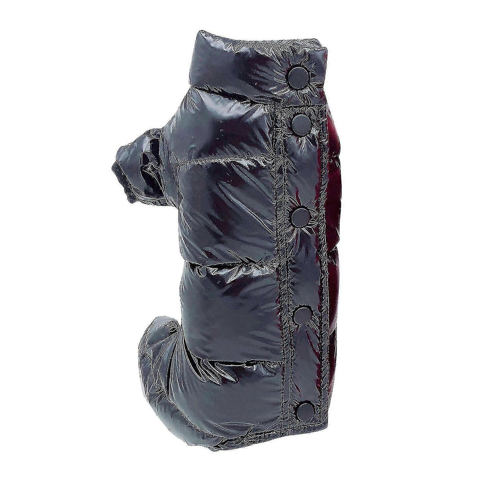 Pet Clothes Waterproof Cloth Down Solid Color Four-legged Shirt With Buckle