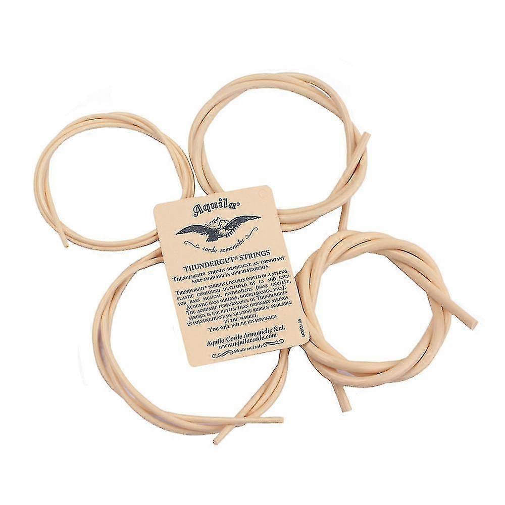 Ukulele Bass Ubass Strings Rubber Mateial, 4pcs/ Set