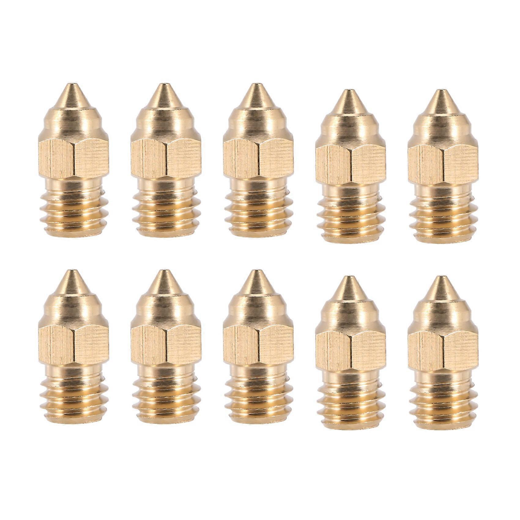 10Pcs -6 SE 0.4MM Nozzle Hotend Nozzles for -10 V2 -6 SE -5 Series 3D Printer Parts