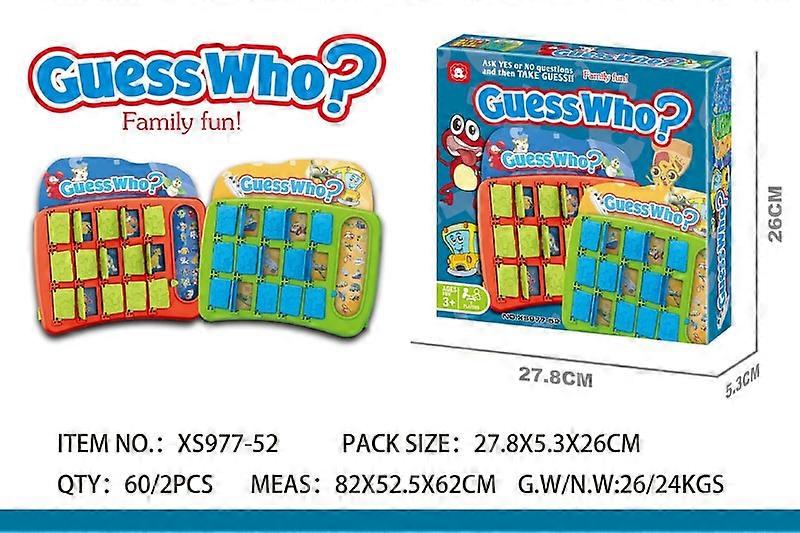 Classic Family Guessing Game Who Board Game Toys Memory Training Parent Child Leisure Time Party Games Puzzle Kids Toys