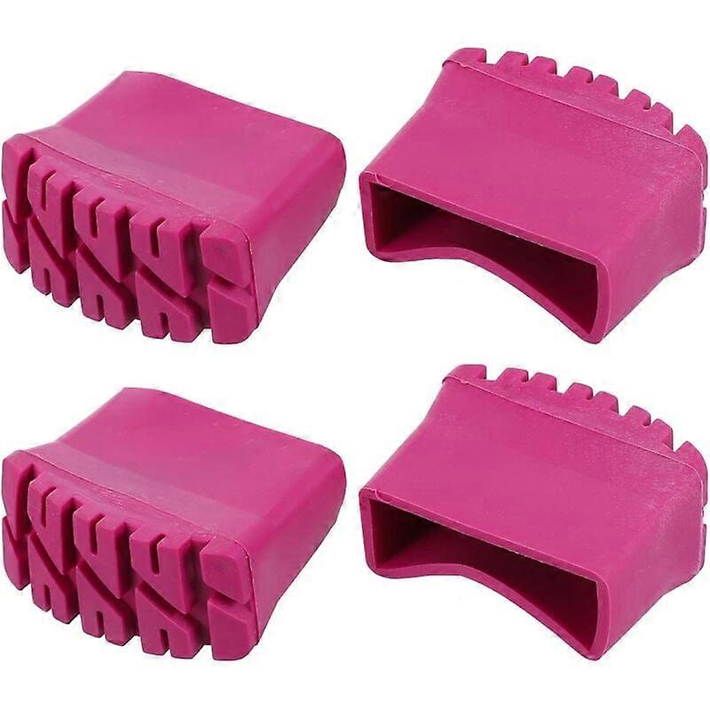 Set of 4 Non-Slip Rubber Tips for Folding Ladders, Construction, Craft Ladders
