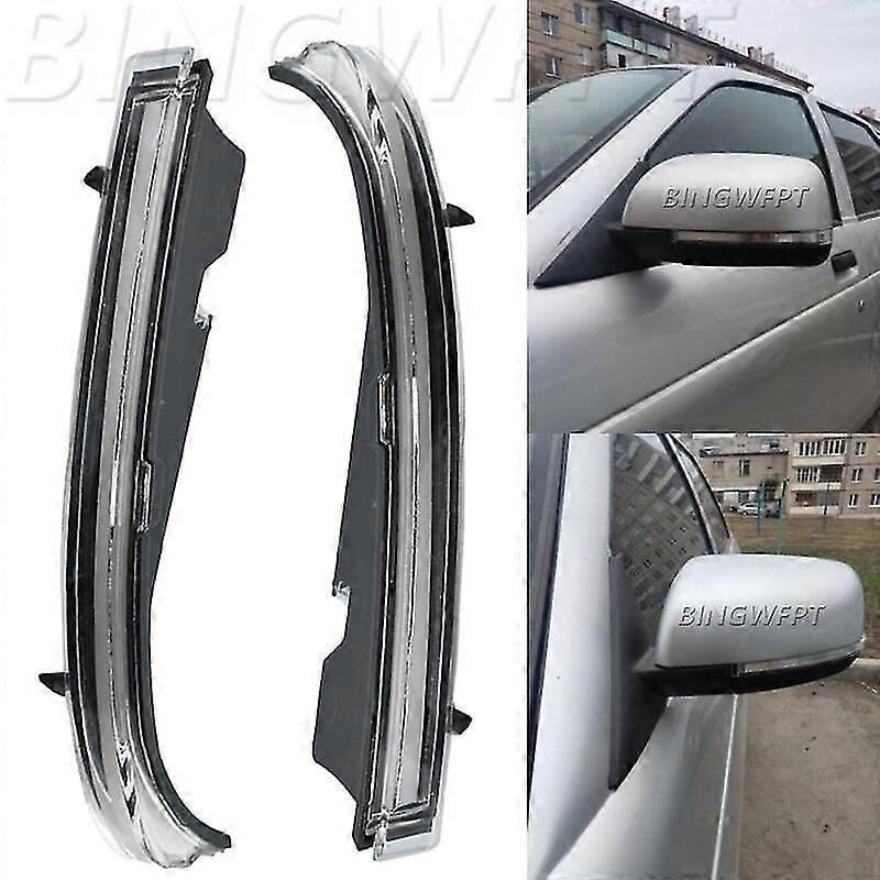 2pcs Dynamic Steering Signal Led Rear View Mirror Indicating Flash Light For Lada Priora 2170 Rearview Mirror Side Mirror Light Motor Vehicle Lighting