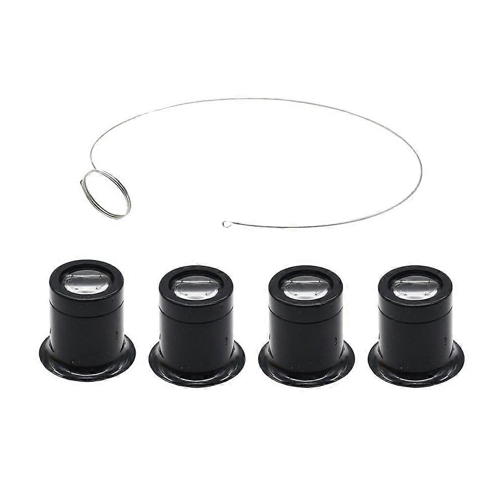 1 Set 10X Practical Repairing Magnifier Watchmakers Inspection Loupe Magnifier