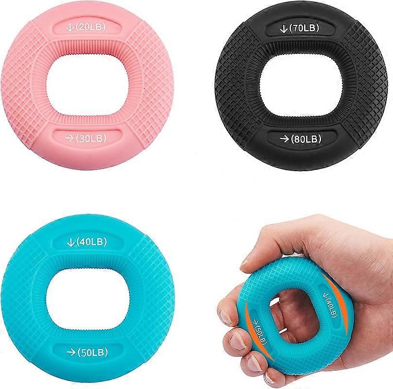 3Pcs Organic Silicon Ring Processor and Coach's Front Arm Trainer Training, Fitness, Exercise Training