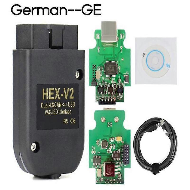 Multi-Language VCDS HEX X2 22.3 HEX CAN USB Interface V2 ATMEGA162+16V8+FT232RQ Yalo
