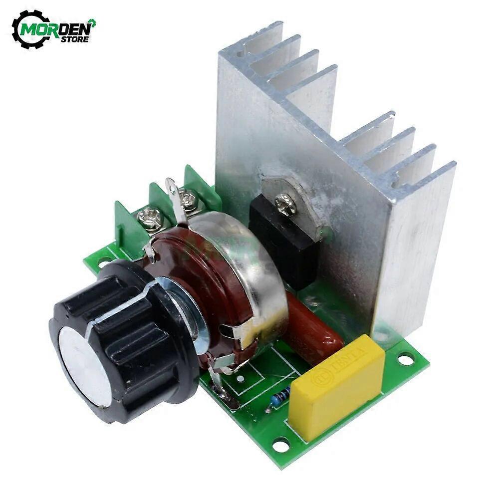 AC 220V 4000W High Power Voltage Stabilizers SCR Speed Controller Electronic Voltage Regulator LED Dimmer Fan Thermostat HR