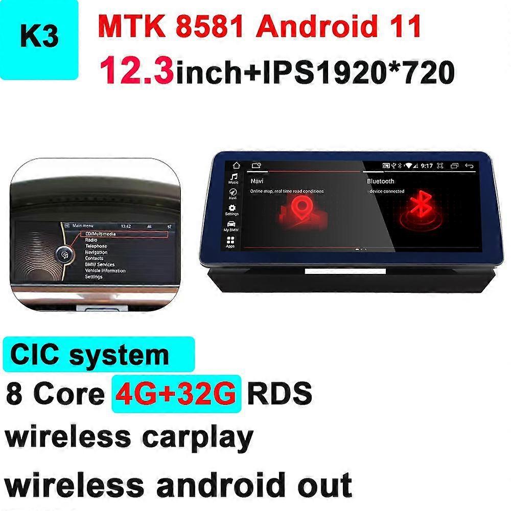 JingTian Carplay Android12 Car Navigation Multimedia Radio Video Player for BMW 3 5 Series E60 E61 E62 E63 E90 E91 E92 2004-2011