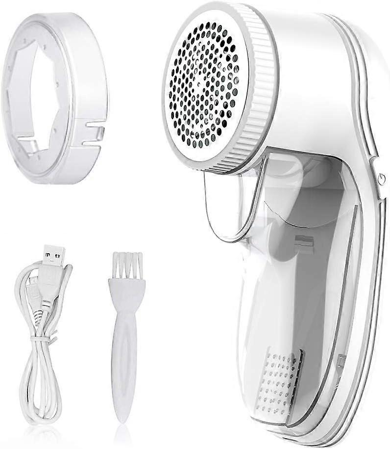 Electric Lint Shaver Fabric Razor with USB Cable and Large Container
