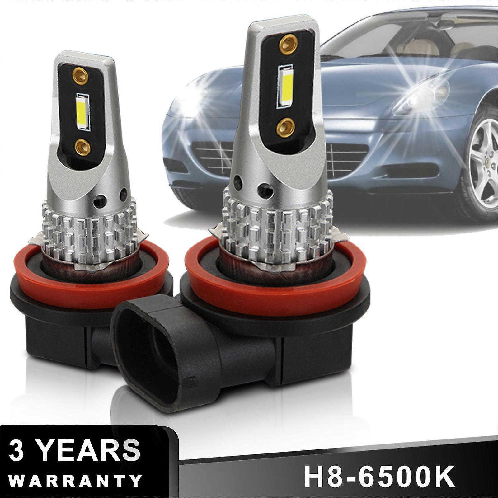 H8 V8 LED Bulb Car Light Fog Lights Headlights Bulbs Durable 2pcs High Power 6500K H8 New H8