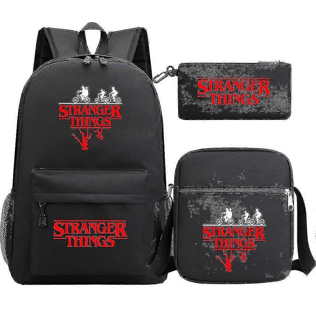 New Arrival 3 Pcs/set Str Things Ox Satchel Backpack Bag Pencil Bag